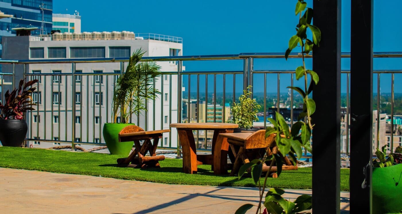 Helipad Beer Garden at Holiday inn Dar es salaam